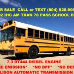 2002 International AM TRAM 78 Passenger Bus - $7,999 (Burkeville)