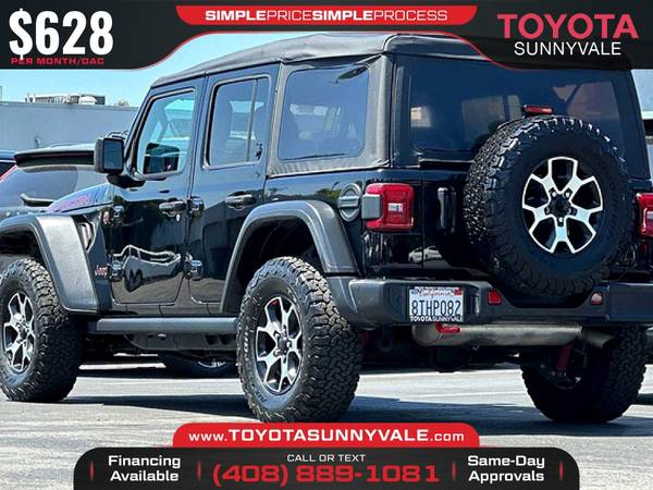 $628/mo - 2021 Jeep Wrangler Unlimited Rubicon - $43,094 (Toyota Sunnyvale)
